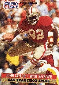 John Taylor San Francisco 49ers 1991 Pro set NFL #295